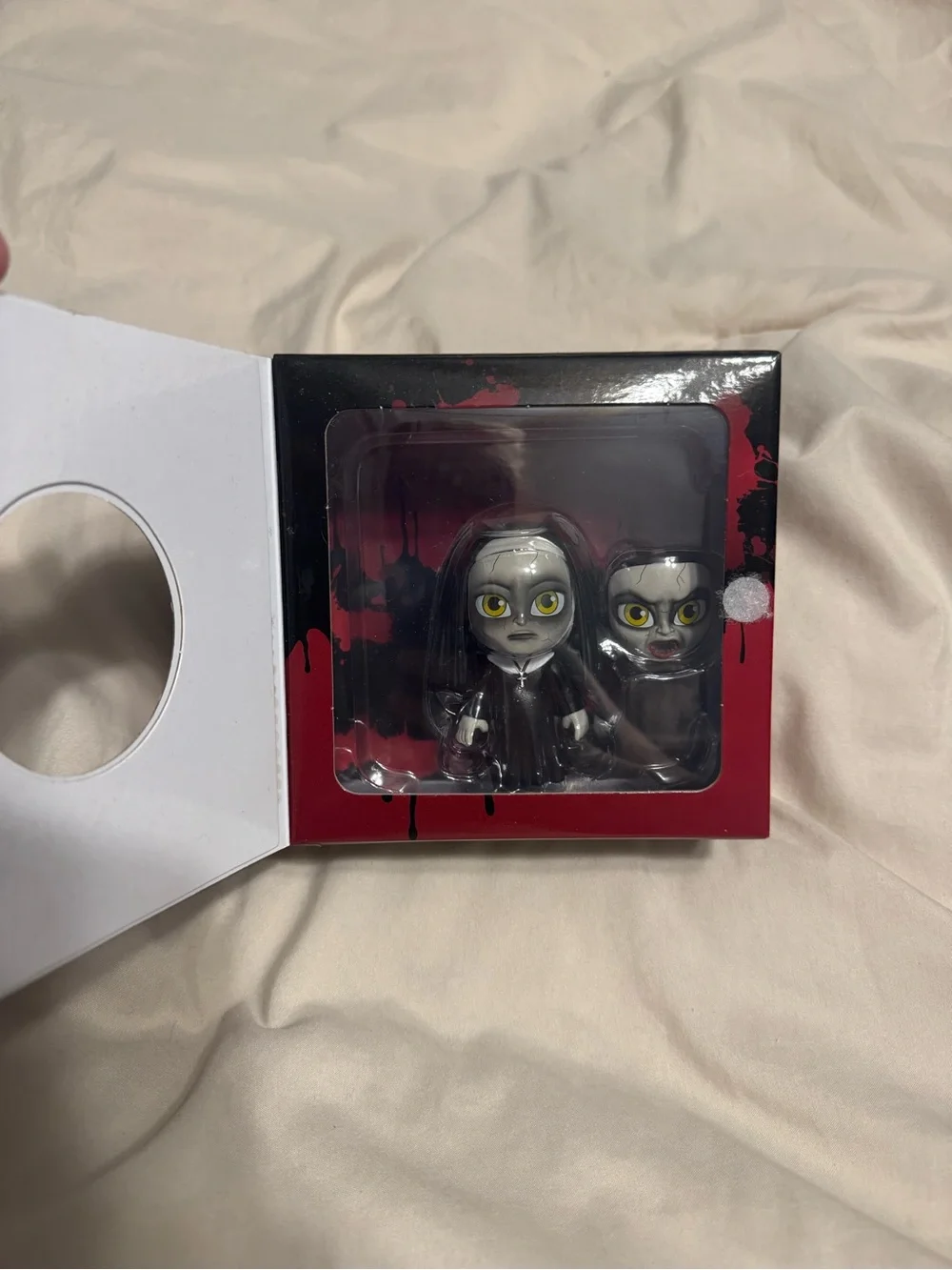 Horror The Nun Decorative Wall Art - Black and Red